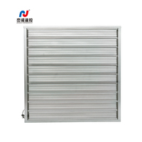Volets de fenêtre à persiennes de ventilation électriques motorisés en aluminium à télécommande extérieure