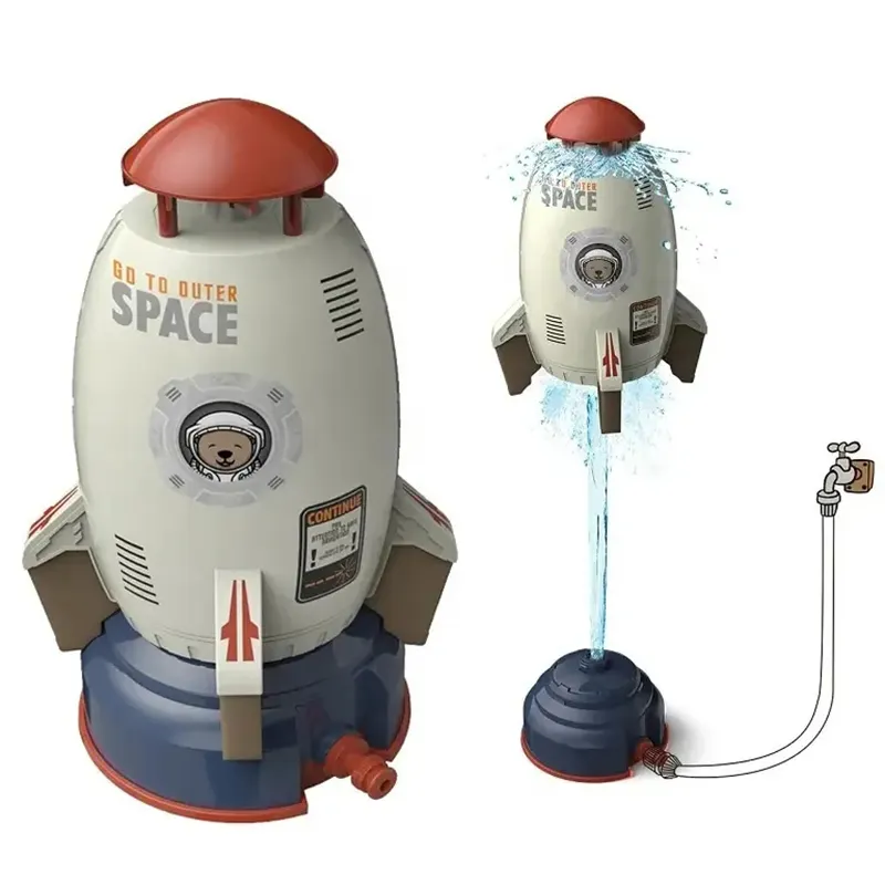 2023 새로운 도착 여름 장난감 야외 물 스프레이 장난감 발사 물 로켓 야외 스프링클러 장난감