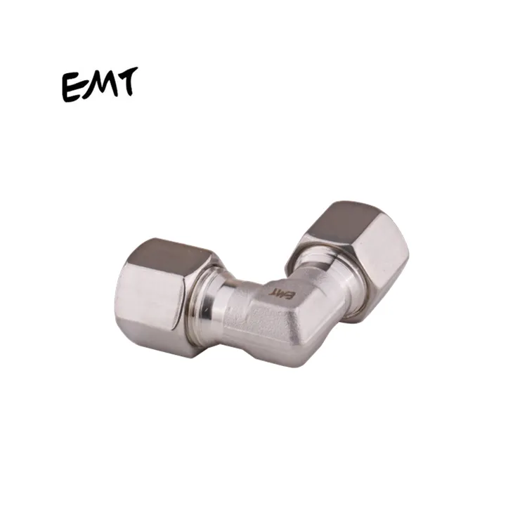 Male Elbow EMT OEM ODM Hexagon Pipe Fittings Sus304 Sus316l Equal Union Elbow Fitting Male Forged
