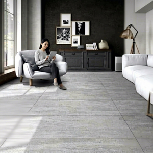 Italy Design Cotton Grey Rustic Glazed Porcelain Tiles 600x1200mm Marble Stone Look Matt Floor <b>Wall</b> - Product Image 1