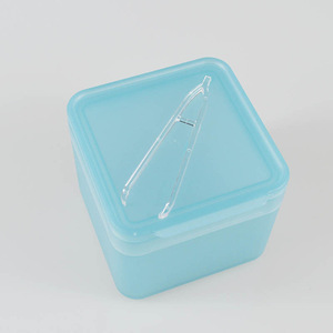 300g Hộp đựng mực mỹ phẩm chăm sóc da hình vuông với nắp lật trên cùng PP thay thế mô Kem dưỡng da chai nhựa - Product Image 5