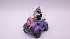 Precio de Fábrica, Lindos Regalos de Halloween, Bola de Cristal de Resina de 45 mm, Decoración Festiva, Globo de Nieve Pintado a Mano con Diseño de Bruja, Mago, Drácula - Product Image 5