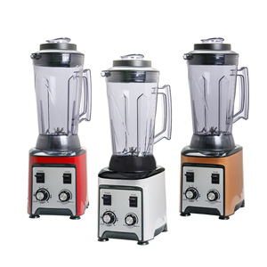 Blender haute vitesse 4L 5L, presse-agrumes commercial multifonctionnel avec plusieurs lames, rouge, blanc, ambre - Product Image 3