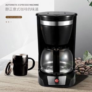 Mini cafetière électrique à filtre 1,2-1,8 L avec pot en verre, 11-15 tasses, utilisation facile pour la maison et le bureau - Product Image 4