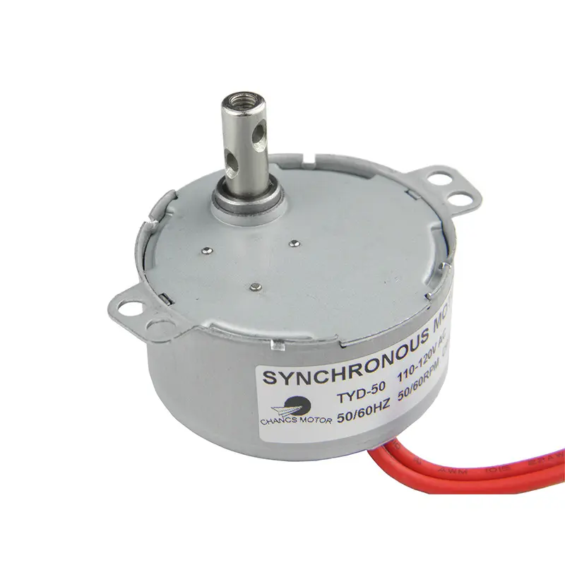 Síncrono Motor eléctrico TYD-50 110V AC 50-60RPM CW/CCW 4W par 0,4Kg cm