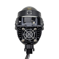 Phare de voiture M2S 2.5 Inch Bi-LED Projector Lens Two Reflector Bowls 12V 6000K Auto Lighting System Led Headlight Accessories
