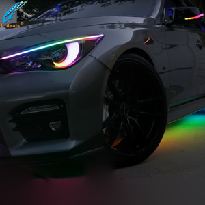 Kit de Luces LED SRGBA de 12V para Conducción Diurna, Controlado por Aplicación, Accesorios de Panal Personalizados para Q50 - Product Image 3