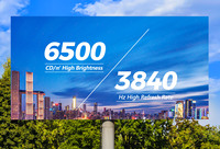 Écran LED extérieur Eagerled, affichage LED couleur plein écran, écran publicitaire LED extérieur, panneau vidéo Full HD, écran mural LED