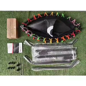 Zoshine Petit <span class=keywords><strong>trampoline</strong></span> adulte pour une utilisation en intérieur avec des ressorts à rebond élevé Équipement d'exercice de fitness facile à ranger - Product Image 6