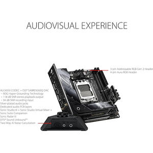 ROG Strix X670E-I เมนบอร์ดเกม WIFI ช่องเสียบ6E <span class=keywords><strong>AM5</strong></span> LGA 1718 <span class=keywords><strong>Mini</strong></span>-<span class=keywords><strong>ITX</strong></span> - Product Image 4