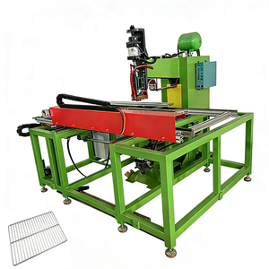 เครื่องเชื่อมจุดลวดตาข่ายเหล็กกรงสัตว์เลี้ยงแบบอัตโนมัติ CNC หัวเดียว ระบบควบคุม XY พร้อมหน้าจอสัมผัส PLC ยี่ห้อ <span class=keywords><strong>HAN</strong></span> <span class=keywords><strong>XIN</strong></span> - Product Image 1