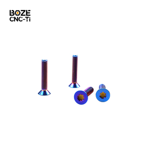 Tornillos Torx de Cabeza Plana de Titanio Grado 5 M6 M8 DIN7991 Mecanizados por CNC, de Venta Caliente, para Productos de Entretenimiento Deportivo con Hidroala - Product Image 4