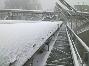 Banda Transportadora de Caucho Resistente al Frío Grado C1 C2 -60C Estándar GOST, Banda de Tela EP para Minería en Rusia y Siberia - Product Image 4