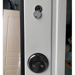 Mercado Popular Personalizado Madera Acero Puerta principal delantera externa Diseño caliente Espejo Vidrio Metal <span class=keywords><strong>Seguridad</strong></span> <span class=keywords><strong>Puertas</strong></span> <span class=keywords><strong>blindadas</strong></span> rusas - Product Image 3