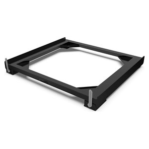 BASE MOVE Base pour lave-linge noire 656168 - Product Image 1