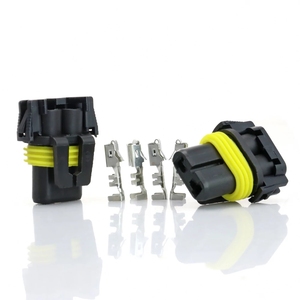 9005 HB3 9006 HB4 H10 Nữ Adapter Nối W/Thiết Bị Đầu Cuối Pins HID Xenon Bóng Đèn <span class=keywords><strong>Halogen</strong></span> Đèn Cắm Ổ Cắm <span class=keywords><strong>12V</strong></span> Nối - Product Image 2