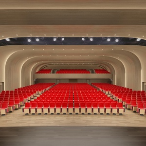 Asientos de madera plegables para teatro, sillas de iglesia con reposabrazos, Auditorio universitario, gran oferta - Product Image 1