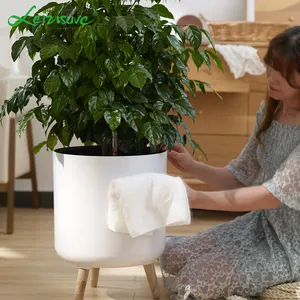 Di grandi dimensioni vaso di fiori da giardino vasi da fiori fioriere di plastica vasi di piante