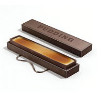 Boîte d'emballage de tiramisu de luxe personnalisée avec logo, avec poignée, boîte à gâteau mousse, boîte à gâteau au chocolat, boîte en carton pliable