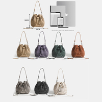 Sac à bandoulière personnalisé en néoprène tressé, sac à main de créateur de haute qualité, sac fourre-tout tressé fait main pour la plage