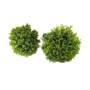 Nueva Planta Artificial Esférica Verde con Lazo de Cuerda de Cáñamo, Pequeño Bonsái en Maceta, Hecho a Mano, para Hogar, Balcón, Entrada, Exterior - Product Image 5
