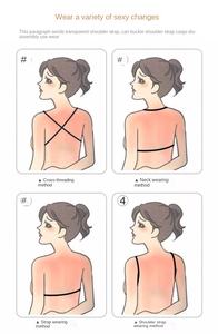 Lala Goddess Angel Wings Push-up-BH Unsichtbarer Silikon-Brust patch Pull-Up-Unterwäsche Solid Pattern New Breast Enhancement Patch - Product Image 5