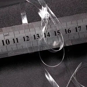 Chất Lượng Cao Có Thể Điều Chỉnh Giá Rẻ Giá Mịn 6Mm 8Mm 10Mm Trong Kho Trong Suốt Và Frosted TPU Ban Nhạc Đàn Hồi Băng Cho Áo Ngực Dây Đeo - Product Image 4