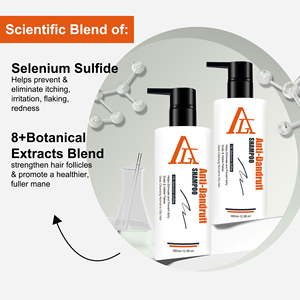 Champú Anticaspa Nutritivo para el Cuero Cabelludo, Fórmula Antifúngica, Revitaliza los Cuero Cabelludos Secos, Elimina las Escamas y Retiene la Humedad - Product Image 2