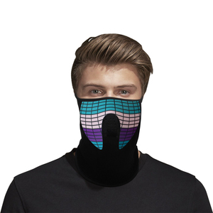 <span class=keywords><strong>Maschera</strong></span> a <span class=keywords><strong>Gas</strong></span> con Pannello EL Attivato dal Suono, Disponibile in Vari Design, per Decorazioni per Feste e Bar - Product Image 6