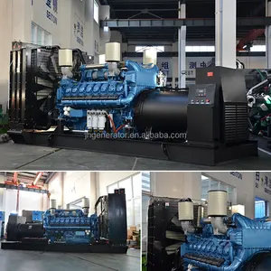 Generator daya diesel Standby 2750kva 2200kw weibauchai, generator daya diesel model model dengan mulai elektrik