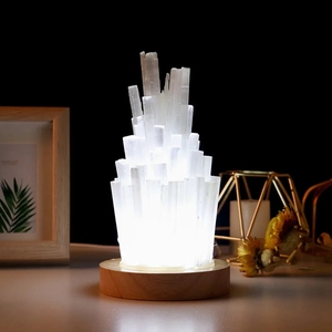 Grosir menara lampu Selenite kristal alami kualitas tinggi - Product Image 1
