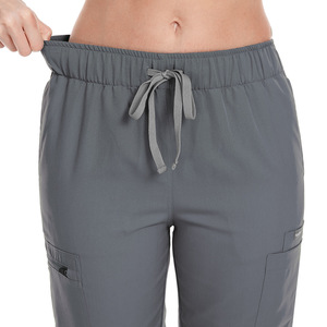 Pantalones Deportivos Elásticos Cómodos para Médicos y Enfermeras, Uniformes de Trabajo de Pierna Recta para Hospital, Uniformes de Enfermería - Product Image 4