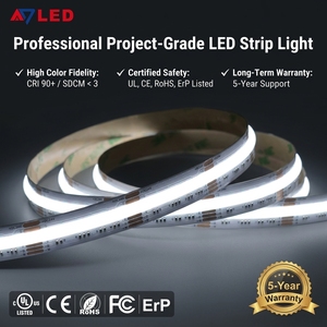 Bande lumineuse LED COB RGBW 12V haute densité 816 puces/m, flexible et sans points, pour projets de plafond intérieur - Product Image 5