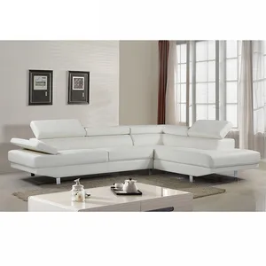 Großhandel luxus couch schnitts, verstellbaren kopfstützen weiß schnitt couch