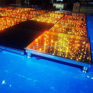 Plancher LED pour scène, plancher LED pour la danse, danse 3D, mariage, fête, DJ, discothèque, pub, scène, plancher en miroir de verre, contrôle DMX512, lumière de danse - Product Image 5