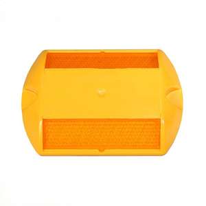 Panneau d'avertissement de sécurité routière 3m Marqueur de trafic en plastique Prix du réflecteur de goujon de route réfléchissant - Product Image 1