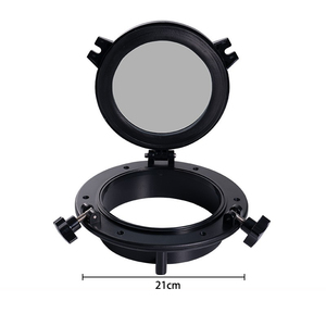 Porte-verre de fenêtre d'ouverture de phare latéral soudé boulonné fixe ignifuge pour pont de navire de bateau de yacht de bateau marin - Product Image 4