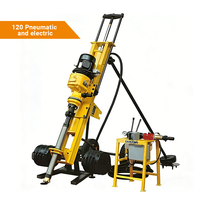 Petite foreuse électrique portable haute productivité pour l'exploitation minière, machine de forage de trous de dynamitage en pente avec moteur 4KW