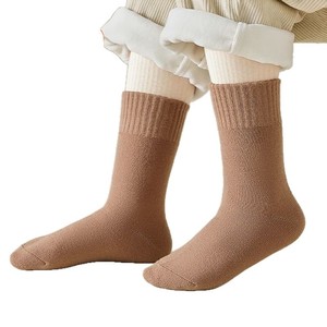 Thickened Mid-Calf Terry <b>Socks</b> For Toddlers Warm Fleece Lined Autumn Winter Wear - Product Image 5