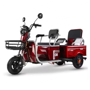 Triciclo Eléctrico de 800W y 8 Pulgadas Directo de Fábrica para Personas Mayores, Doble Fila de Pasajeros y Carga, Tipo Carrocería Abierta, Voltaje de 60V - Product Image 4