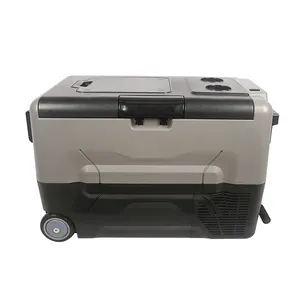Auto Mini Elektro Faltbare 12V Eis kühler Box 45L Kapazität Tragbarer Kühlschrank Gefrier schrank Kühlschrank