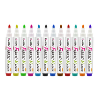 Enfant Sûr et Non-Toxique Graffiti Pointe Fine Purge Minimale par Artisanat Tissu Stylos Marqueurs De Tissu Permanent de Peinture D'art ensemble de marqueurs
