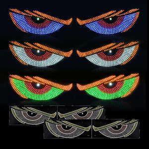 USB Animated Demon Eyes Screen <span class=keywords><strong>Led</strong></span> Matrix Panel <span class=keywords><strong>Led</strong></span> Display <span class=keywords><strong>pour</strong></span> <span class=keywords><strong>camion</strong></span> pare-brise Devil Eyes Lights for Car Truck Off-road SUV - Product Image 1