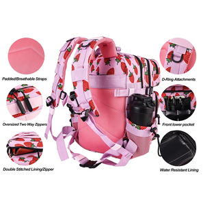 Sac à dos ergonomique Trailpop avec sangle d'épaule réfléchissante, pour adolescents du collège et du lycée, 25L, sac à dos pour étudiants - Product Image 4
