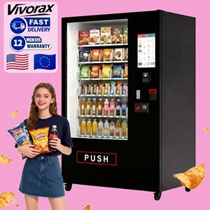 Máquinas Expendedoras Inteligentes con Pantalla Táctil Refrigerada para Bebidas Frías, Refrigerios y Alimentos, Artículos de Venta al por Menor - Product Image 1