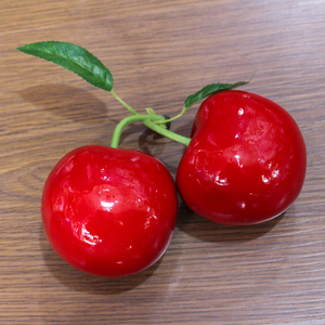 Cerezas Simuladas de Espuma Ecológicas al por Mayor para Decoración Navideña de Cocina, Frutas Artificiales - Product Image 6