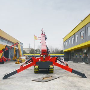 מנוף עכביש זחלי מיני בעל ביצועים גבוהים, רב תכליתי, 12 טון, מנוע הונדה חשמלי/דיזל, יעילות גבוהה, לייפה. - Product Image 3