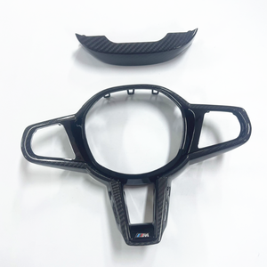 Bmw için uygun yeni 1 <span class=keywords><strong>2</strong></span> 3 4 serisi G20 G22 G23 G26 G42 i3 i4 M240i M2 M3 M4 G80 G82 G87 CS karbon fiber direksiyon kapakları - Product Image 4