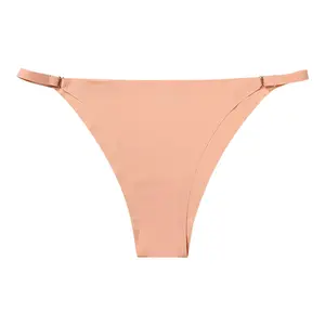 String-culotte en microfibre sans couture pour femmes, sous-vêtements, usine, basse taille, tanga Iris & lilo