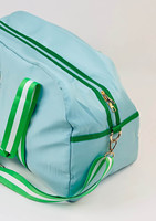 Sac de rangement pour Mahjong personnalisable, design rayé, avec sangles de maintien pour tapis, sac à bandoulière multi-poches pour les amateurs de Mahjong